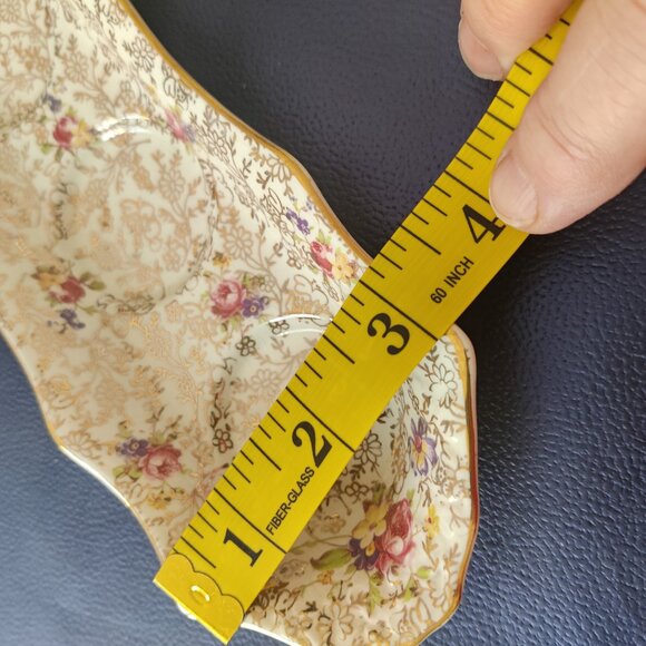 Condiment set made by James Kent at 'Old Foley Pottery" founded in.1897. Chintz - Picture 8 of 11